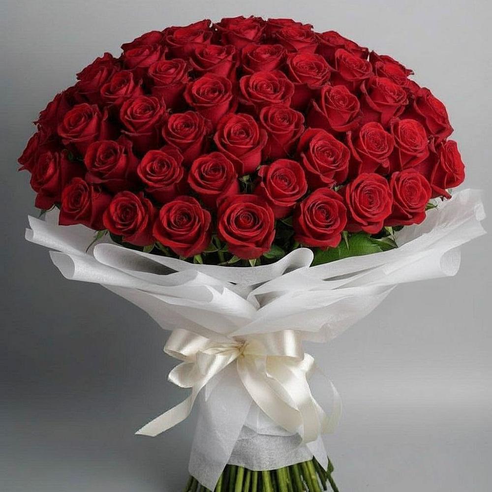 101 Красная роза Блэк Мэджик в Лянторе Букет 101 Красная роза Блэк Мэджик в Лянторе