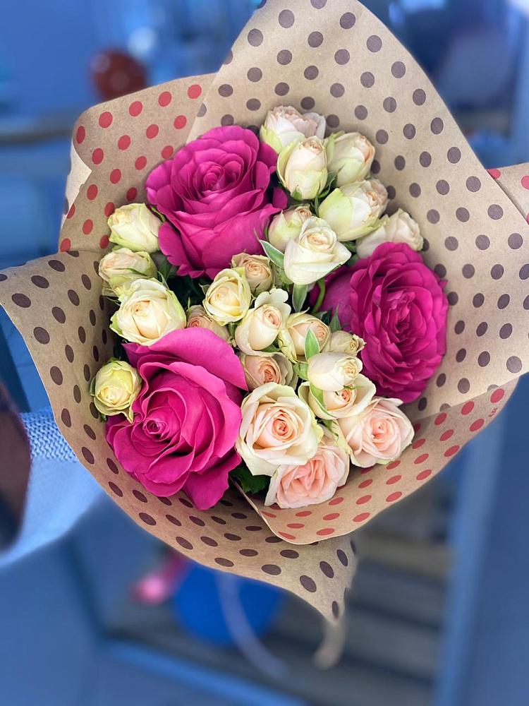 Букет ласковый взгляд в Лянторе Букет цветов из: Розы в Лянторе