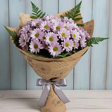 Букет соблазн в Лянторе Букет цветов из:  Хризантемы в Лянторе