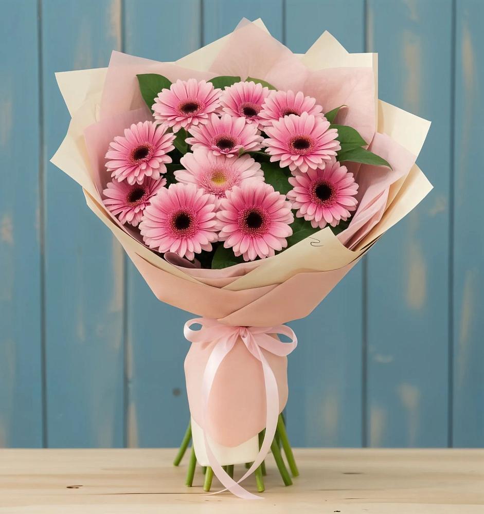 Букет пурпурно-розовый в Лянторе Букет цветов из: Герберы в Лянторе