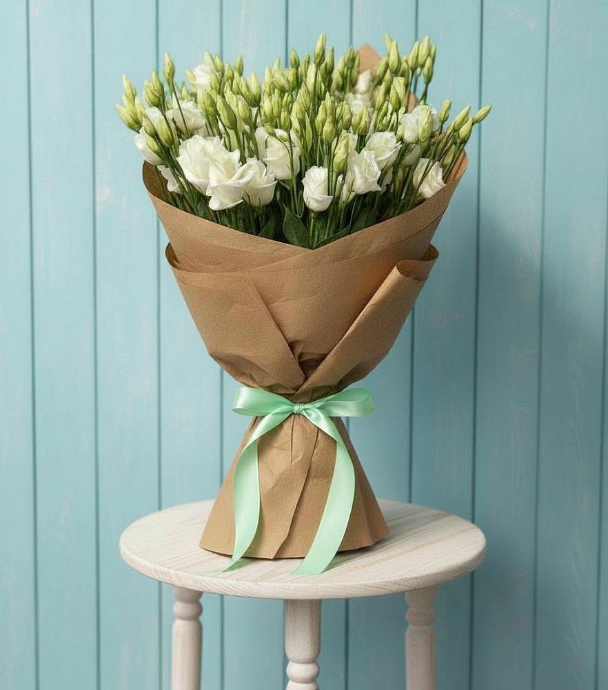 Букет Утренняя Свежесть в Лянторе Букет цветов из: Лизиантусы в Лянторе