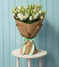 Букет Утренняя Свежесть в Лянторе Букет цветов из:  Лизиантусы в Лянторе