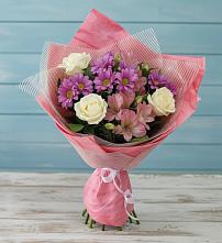 Букет комплимент в Лянторе Букет цветов из:  Герберы в Лянторе