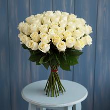 51 Белая роза Эдлесс Лав в Лянторе Букет 51 Белая роза Эдлесс Лав в Лянторе