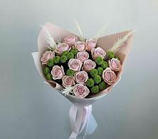Букет доброе утро в Лянторе Букет цветов из:  Розы и Хризантемы в Лянторе