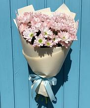 Букет Розовые хризантемы в Лянторе Букет цветов из:  Хризантемы в Лянторе