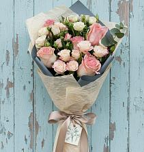 Букет нежный и розовый в Лянторе Букет цветов из:  Розы в Лянторе