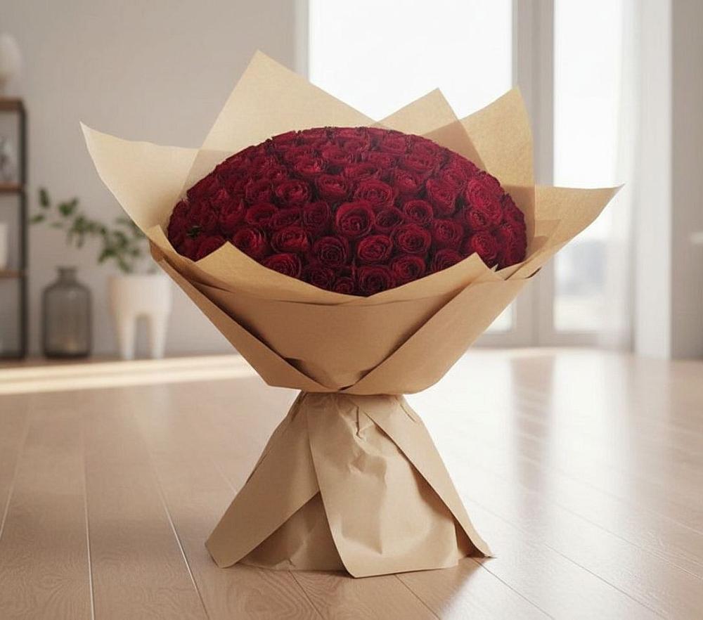 101 Красная роза в Лянторе Букет 101 Красная роза в Лянторе