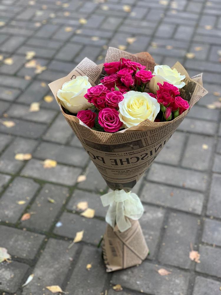 Букет Удивительный из роз в Лянторе Букет цветов из: Розы в Лянторе