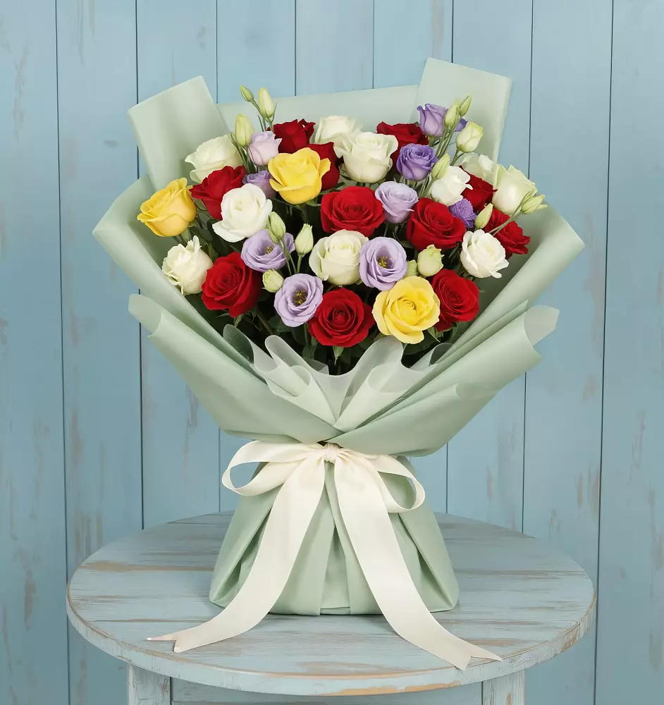 Букет Модная красотка в Лянторе Букет цветов из: Розы в Лянторе