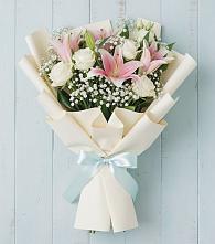 Букет Лилии в Лянторе Букет цветов из:  Лилии в Лянторе