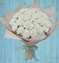 Букет Хрустальное утро в Лянторе Букет цветов из:  Гвоздики в Лянторе