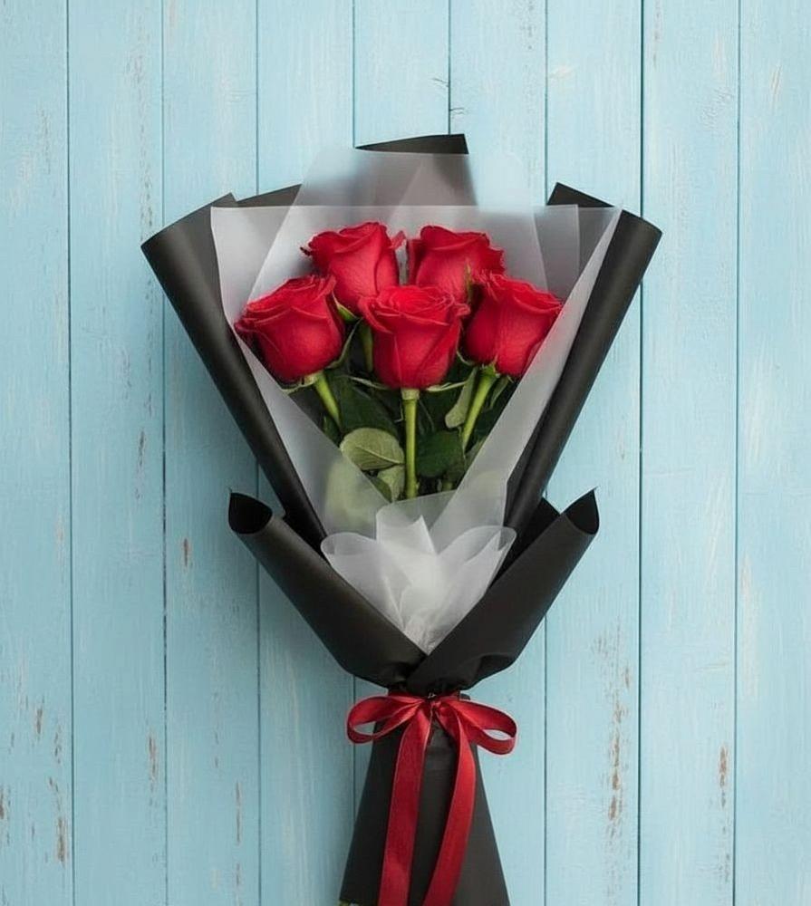 Букет в ритме города в Лянторе Букет цветов из: Розы в Лянторе